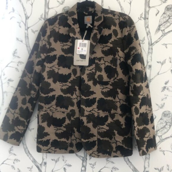 Carhartt Camo Mitchell Dock Blazer Coat M - Picture 5 of 5